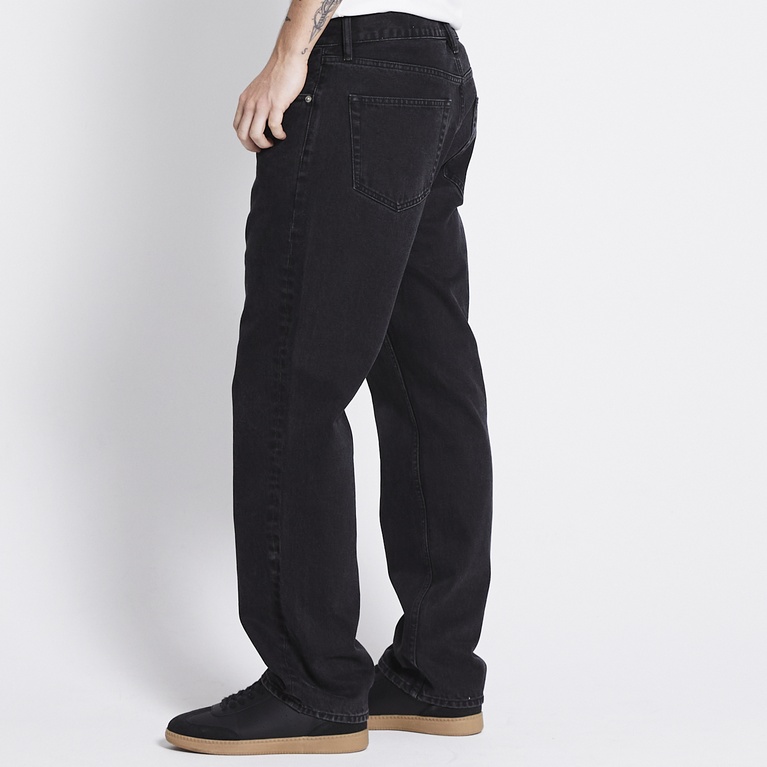Relaxed straight jeans "Seattle" Black Used